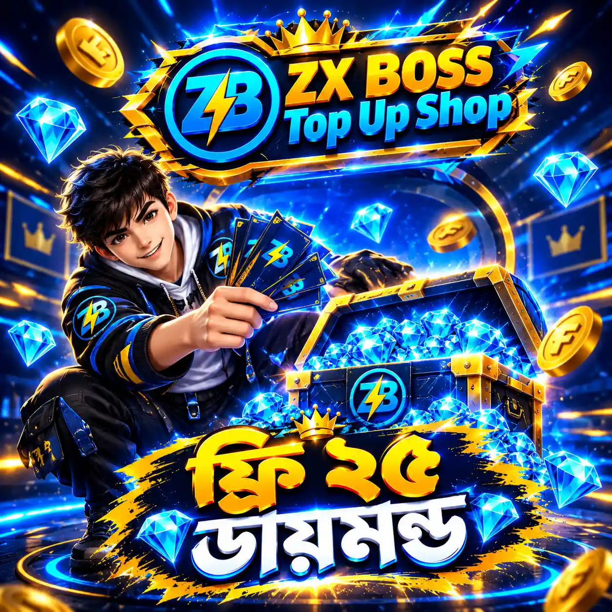 Free 25 Diamond